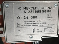 Amplificator Antena Mercedes S 350cdi W221 2012 A2219055000