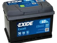 Baterie de pornire AUDI 90 (8C, B4), AUDI 80 Avant (8C, B4), VW ATLANTIC I (16) - EXIDE EB602