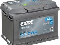 Baterie de pornire AUDI 90 (8C, B4), AUDI 80 Avant (8C, B4), AUDI 500 (43, C2) - EXIDE EA612