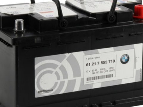 Battery BMW AGM 12V 80Ah 800A R+ - 61217555719 BMW -  Store