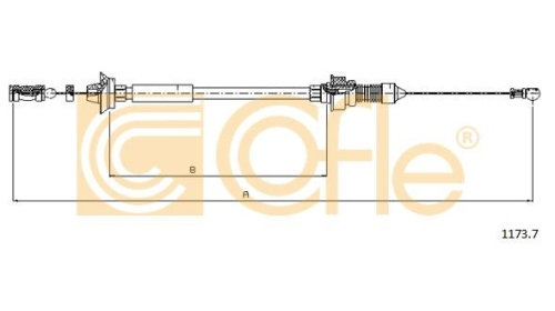 Cablu acceleratie Citroen Jumper (230p), Fiat