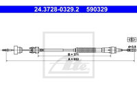 Cablu ambreiaj Citroen Berlingo (Mf), Xsara (N1/ N2), Peugeot Partner (5f) Ate 24372803292