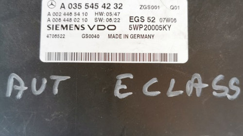 Calculator cutie viteza Mercedes E CLASS W211