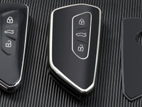 Carcasa cheie smartkey pentru VW Golf 8 3 butoane cvw107