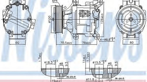 Compresor, climatizare LANCIA YPSILON (843) (