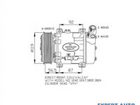 Compresor, climatizare Peugeot EXPERT (224) 1995-2016 #2 0900K238