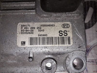 ECU Calculator motor Opel Corsa C 1.2 b z12xep 55352622
