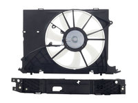 GMV radiator electroventilator Toyota Auris (E15), 2007-2012 , Corolla (E14/E15), 2007-2013 Motor 1,4 D-4d 66kw Diesel, tip climatizare , dimensiune 375mm, 2 pini , plasticmm, Aftermarket