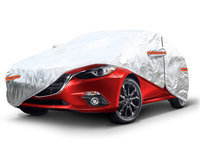 HusĂ Auto Aluminiu Cu Fermoar, Reflectiv, 120g + Bumbac, Argintiu, Mărime: Xl Amio 01112