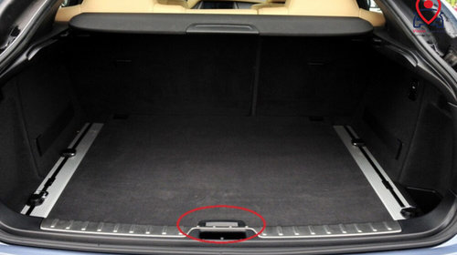 Maner interior pentru polita portbagaj Negru compatibil cu BMW Seria 5 E61 (2003-2010) X5 E70 (2007-2013) X6 E71 E72 (2008-2015) Tuning BMW Seria 5 E60/E61 2003 2004 2005 2006 2007 RTHE70B