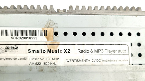 Media Player / Unitate CD / Casetofon CD Player,Mp3,Radio VW GOLF 4 1997 - 2006 Motorina SCR020018555, SMAILO MUSIC X2