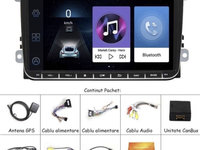 Navi Navigatie Android 9” Inch Radio Vw Skoda Seat Golf 5 6 Vw Passat B6 B7