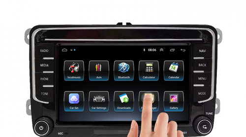 Navigatie dedicata cu android 12 4+64GB 4G carplay pentru gama VW Skoda Seat