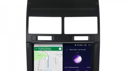 Navigatie dedicata cu Android VW Touareg 7L 2002 - 2011, 8GB RAM, Radio GPS Dual Zone, Display HD IPS 9" Touchscreen, Internet Wi-Fi si slot SIM 4G, Bluetooth, MirrorLink, USB, Waze