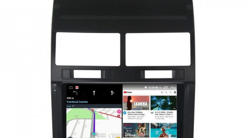 Navigatie dedicata cu Android VW Touareg 7L 2002 - 2011, 4GB RAM, Radio GPS Dual Zone, Display HD IPS 9" Touchscreen, Internet Wi-Fi si slot SIM 4G, Bluetooth, MirrorLink, USB, Waze