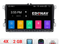 Navigatie dedicata Edonav VW Skoda Seat Quadcore, 2Gb Ram, 32Gb Ram, Bluetooth E205