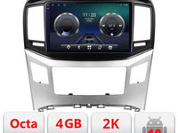 Navigatie dedicata Hyundai H1 Starex 2016- C-h1 Android Octa Core Ecran 2K QLED GPS 4G 4+32GB 360 KIT-h1+EDT-E409-2K