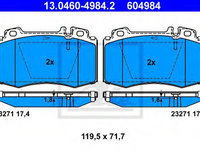 Placute frana MERCEDES S-CLASS (W221) (2005 - 2013) ATE 13.0460-4984.2