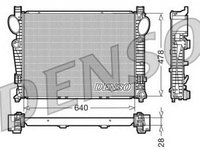 Radiator apa MERCEDES-BENZ S-CLASS W221 DENSO DRM17093
