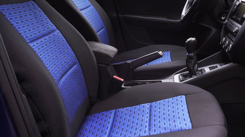 Set huse auto Premium Lux albastru compatibile BMW X4