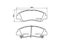 Set placute frana Hyundai i10 (IA) 2013-2016 #2 2597601