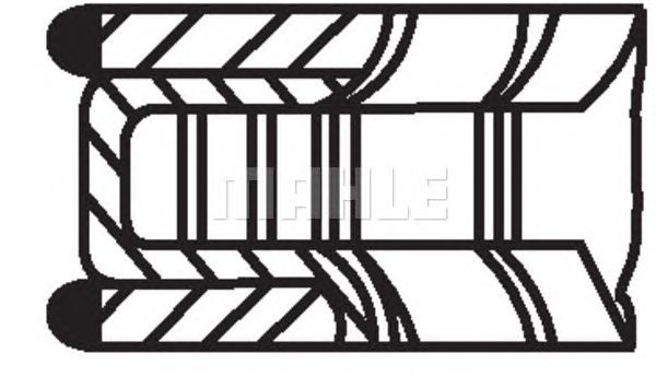 Set segmenti piston TOYOTA AVENSIS combi (ZRT27, ADT27) - Cod intern: W20166162 - LIVRARE DIN STOC in 24 ore!!!