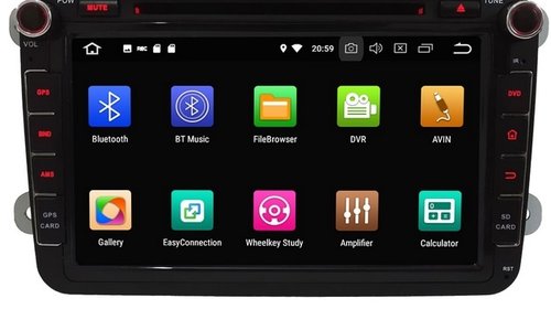Sistem navigatie VW Scirocco / Jetta / Eos / Passat CC / Golf / Tiguan Octa core cu Android