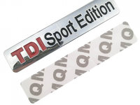 Sticker emblema auto TDI Sport Edition Logo VW POLO GOLF CC TT JETTA GTI TOUAREG