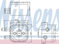 Termoflot radiator ulei AUDI A3 (8L1) NISSENS 90652