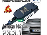 Tester Diagnoza Auto VCDS VAG COM 22.10 HEX CAN V2 meniu lb romana 140 lei