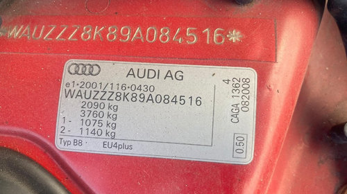 Toba esapament finala Audi A4 B8 2009 avant 2.0