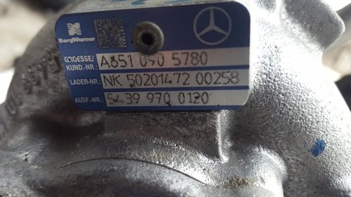 Turbine Mercedes 2.2 CDI ,Biturbo euro 5. 6510902880 si A6510905