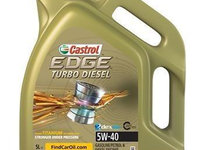 Ulei castrol edge turbo diesel 5w40, 5l UNIVERSAL Universal 5W-40