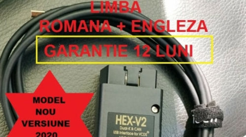 Vag Com HEX V2 23.30 Romana/Engleza - VCDS 2023/2024 Stoc Limitat !