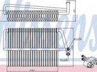 Vaporizator evaporator clima MERCEDES-BENZ S-CLASS cupe C215 NISSENS 92300