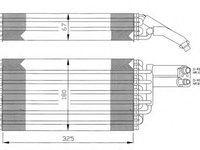 Vaporizator evaporator clima MERCEDES-BENZ SL R129 NRF 36057