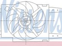 Ventilator radiator ALFA ROMEO 166 936 NISSENS 85065